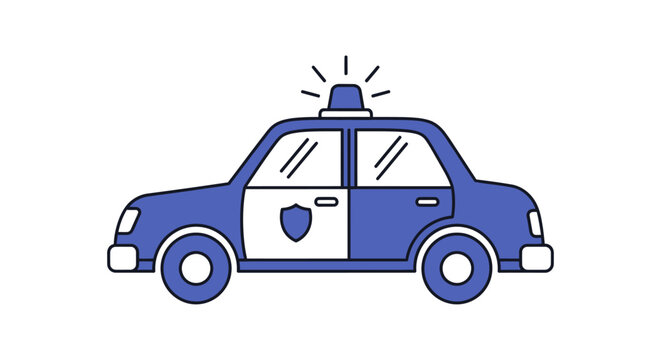 Police Car Emergency Response Vehicle.