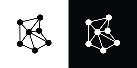 Network icon symbols clipart flat designs © Xevier