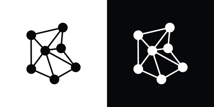 Network icon symbols clipart flat designs