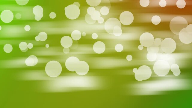 Abstract bokeh background with blurred light circles and soft horizontal streaks, creating a modern minimalist design backdrop animation