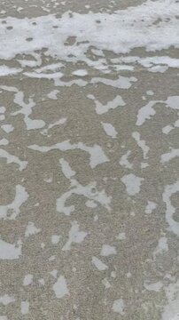 water flowing into the sea
