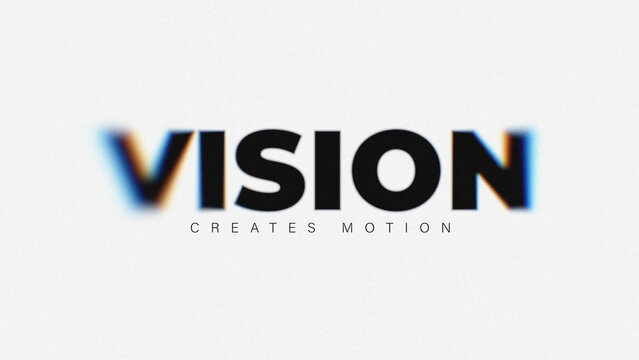 Blurred RGB Text