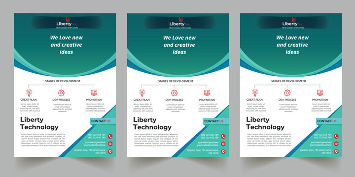 Flyer Template  Creative Agency. Use, by you or one client, in a single end product which end users are not charged for clean and Creative Corporate Flyer template. You can edit the text layers