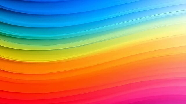 Digital technology rainbow color gradient curve abstract  background