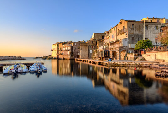 Port d'Erbalunga au lever du soleil, Cap Corse