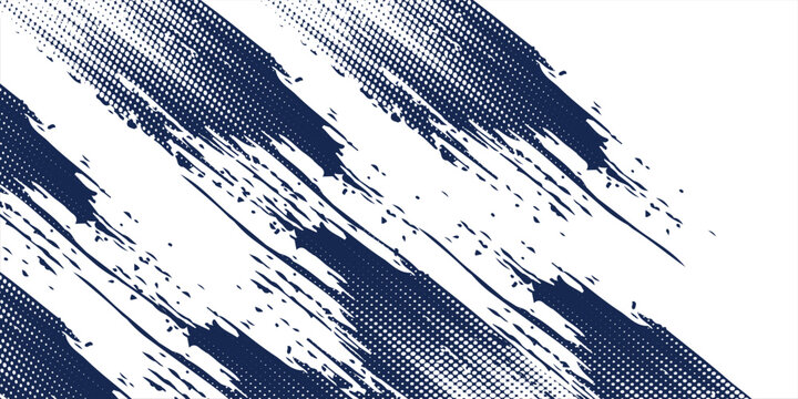 Abstract halftone wave dots background. Futuristic twisted grunge pattern, dots, circles. Vector modern optical pop art texture for posters, business cards and etc