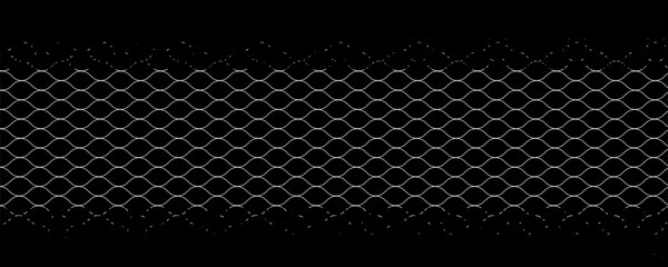 Net texture pattern on white background. Net texture pattern for backdrop and wallpaper. Realistic net pattern with black squares. Geometric background, vector Eps10 © sahrul