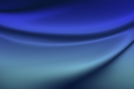 Abstract blue gradient background with smooth curves