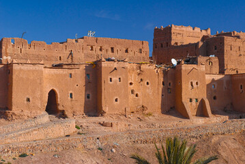 View of the Kasbah Fortress located in Morocco © unclepodger