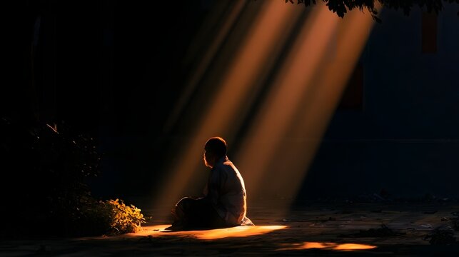 An ic scene featuring compelling dramatic lighting and an uplifting atmosphere