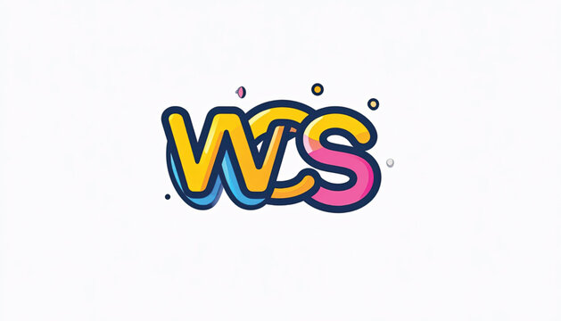 Colorful graffiti letters WCS.