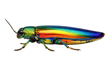 Iridescent emerald ash borer png transparent © PNG Studio 99