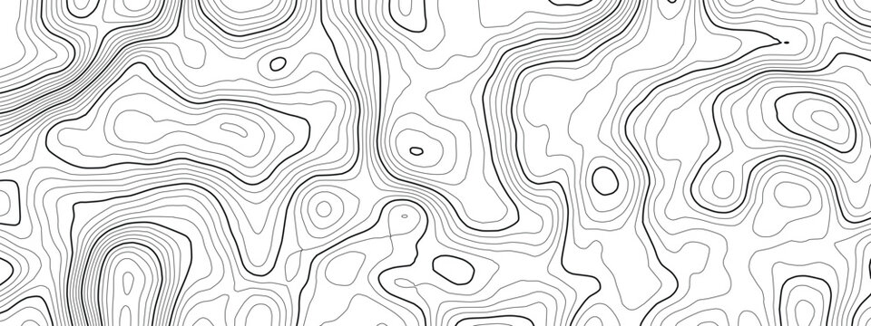 Nautical chart with ocean bottom topography and sea currents pattern. Vector design radar map of world's oceans on navigation. Floor sea and land texture through sonar mapping.