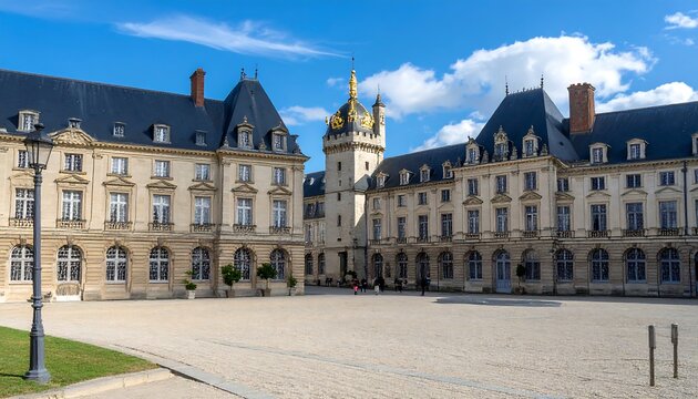 Palace Courtyard Sunny Day View (1)