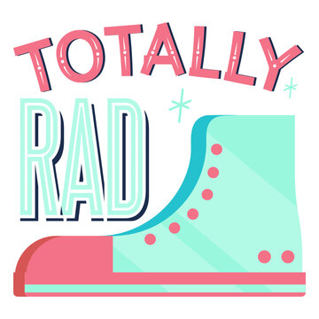 Totally rad lettering