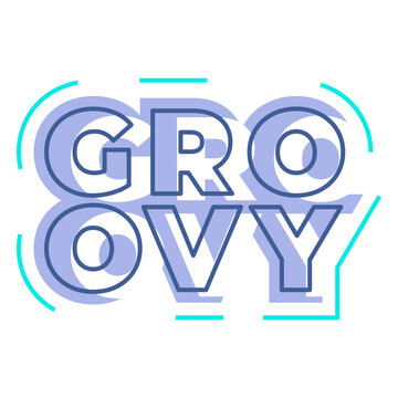 Groovy color stroke quote