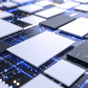 Streaming data, binary data, artificial intelligence concept
