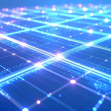 Streaming data, binary data, artificial intelligence concept

