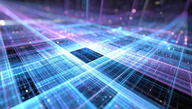 Streaming data, binary data, artificial intelligence concept