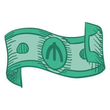 Manat bill finances currency icon