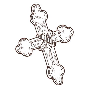 A cross for hunting vampires