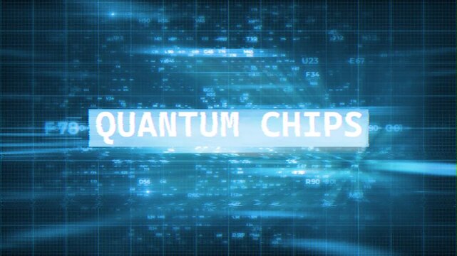Quantum Chips HiTech Backgrounds V 07