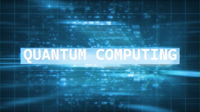 Quantum Computing HiTech Backgrounds V 07