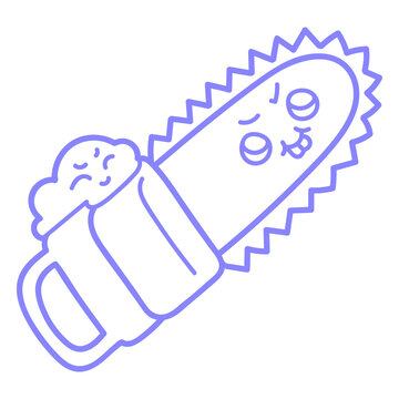 Apocalipsis chainsaw kawaii stroke weapon