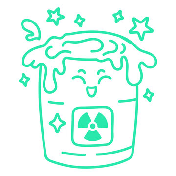 Apocalipsis nuclear waste kawaii stroke