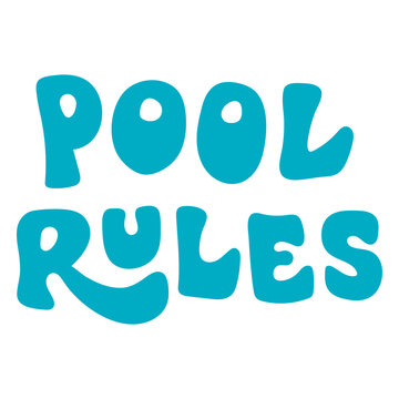 Pool rules swimming quote