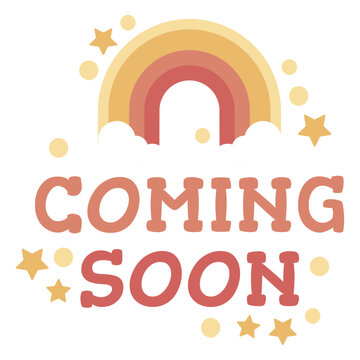 Pregnancy announcement with playful Comming soon phrase