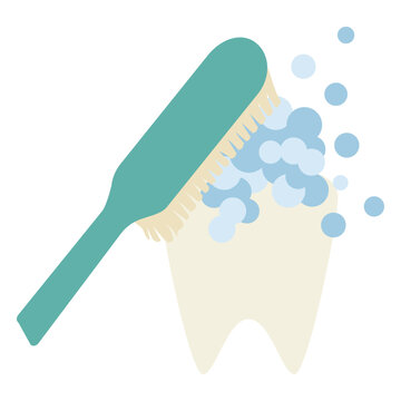 Dental brushing for deep cleaning