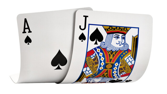 Ace and Jack of Spades playing cards