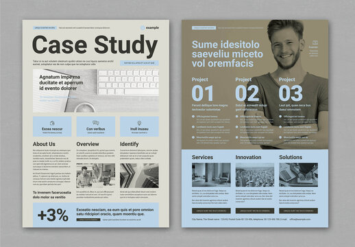 Business Case Study Flyer Template