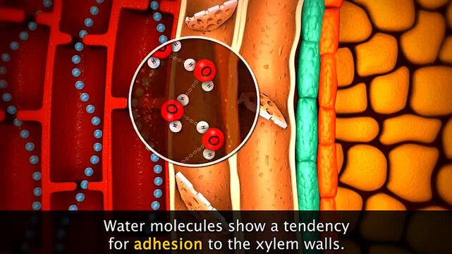 Adhesion process in plants