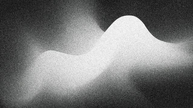 Abstract grayscale wave pattern desktop wallpaper