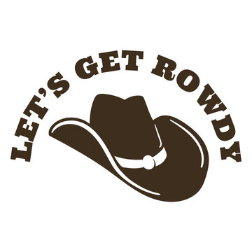 Let's get rowdy logo