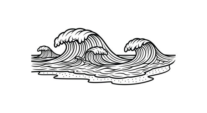 Waves Ocean Water Sea Surf.