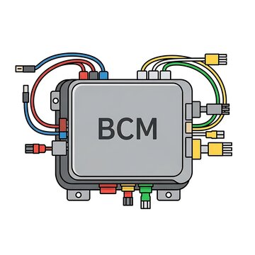 Vehicle body control module electronic circuit diagram.