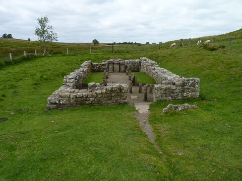 Temple of Mithras adjacent to Hadrian's Wall, England