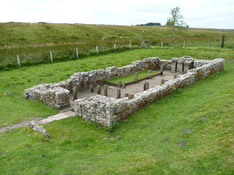 Temple of Mithras adjacent to Hadrian's Wall, England