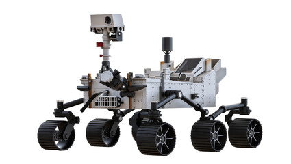 Mars rover exploration vehicle with six wheels and cameras © Vetle