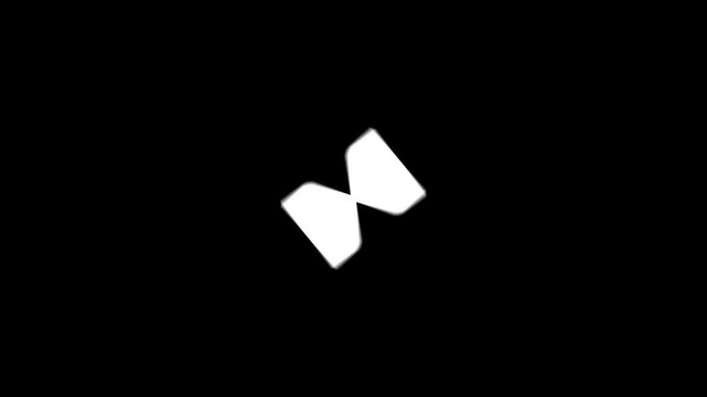 Hourglass Icon Animation Showing Sand Flowing Progression for Loading Status and Time Measurement Seamless Loop 4k