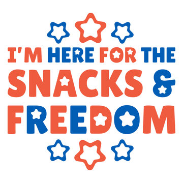 Playful snacks and celebration graphic t-shirt design