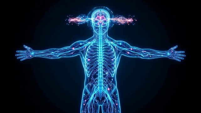 Human Nervous System Particles