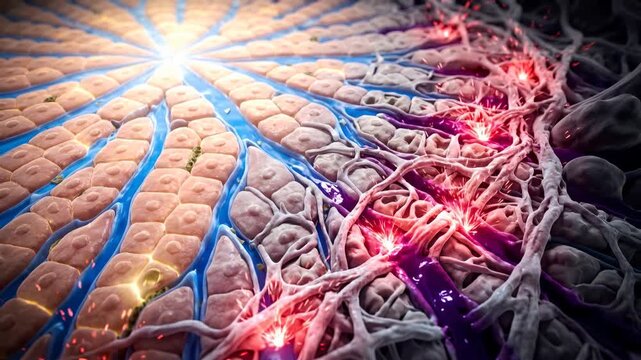 Microscopic Biological Tissue Animation