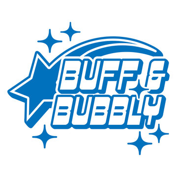 Blue buff &amp; bubbly blue design