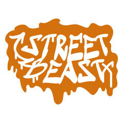 Street beast design © Vexels