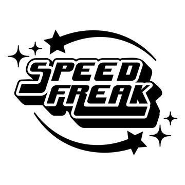 Dynamic speed freak graphic design