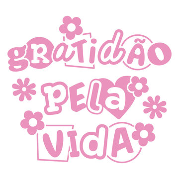 Gratidao pela vida design